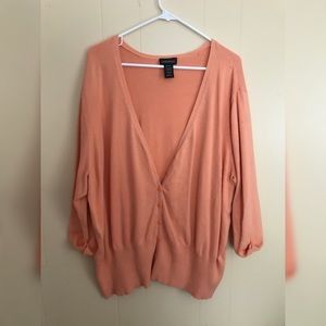 Orange cardigan